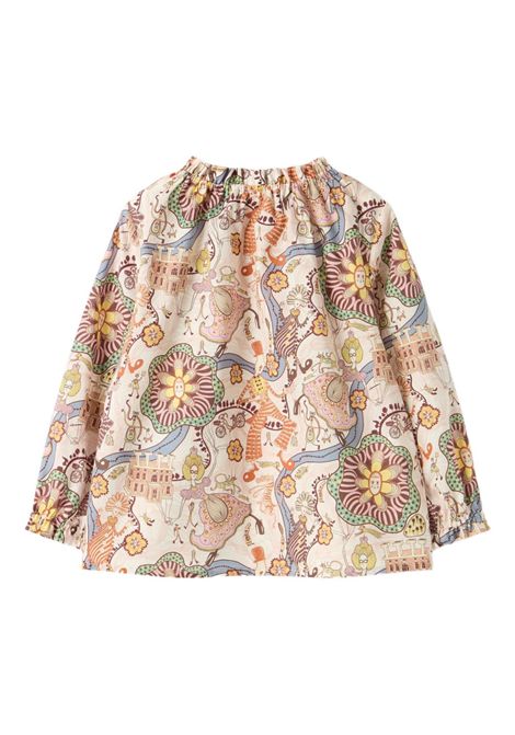 Camicia con stampa IL GUFO | A25GCL0003C4148680